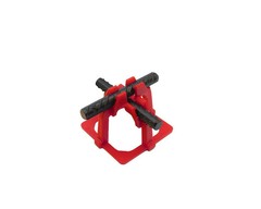 Hercules Plastic 1-1/2″ Rebar Chair – (50 Count) Superior Strength 1.5″, Red