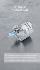 JGB37-520 DC 6V 12V 24V Reduction Gear Motor 7RPM-960RPM Large Torque GearBox
