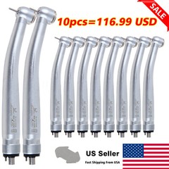 10* Yabangbang Dental High Speed Handpiece Push Turbine 4 Hole Fit NSK Pana Max