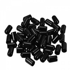 Vinyl PVC Rubber Round End Cap Thread Cover Steel Pipe Plastic Tube Protect HC