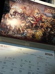 HISTORY OF POLAND JAN MATEJKO ART PAINTINGS in 2025 Wall Calendar ENGLISH/POLISH