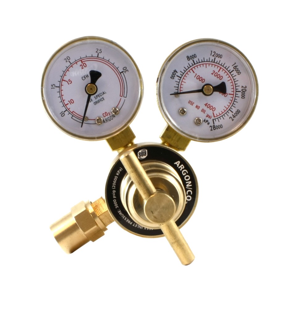 Industrial Argon Regulator/Flowmeter Gauges for MIG and TIG Welders – SÜA