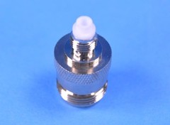 2 (Two) 50-Ohm RG-58 Wilson N-Type Female to FME Female Connectors P/N: 971107
