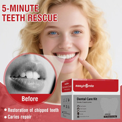 Tooth Repair Kit Zinc Oxide Eugenol,Dental Cement for Chipped Broken Red