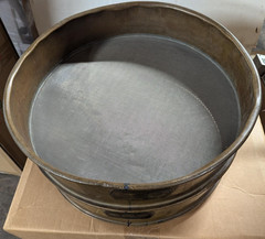 18″ USA Standard Testing Sieve Brass, Size No. 40,10,4,1/2
