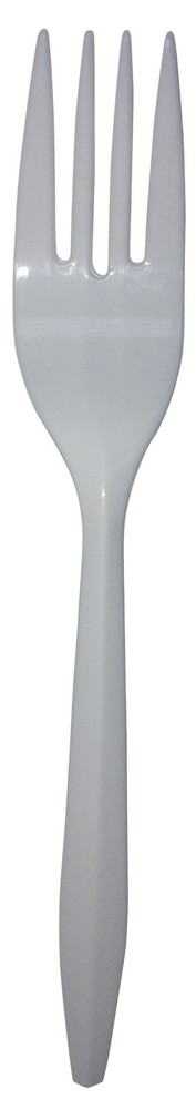 RJ Schinner Co Fork Empress Medium Weight White Plastic