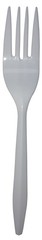 RJ Schinner Co Fork Empress Medium Weight White Plastic