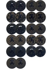 FJA Universal Typewriter Ribbon on Custom 2″ Spool x 1/2 Inch BLACK/RED INK