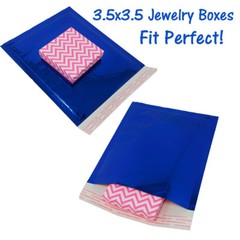6×10 Cobalt Blue Pink & Hologram Metallic Bubble Mailers Shipping 6×9 Envelopes