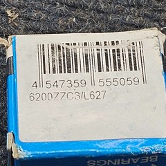 NTN 6200ZZC3/EM T12108 Single Row Radial Ball Bearing Double Shielded