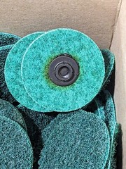 Brite Star Quick-Change Disc: Type S, 2″ Dia, Aluminum Oxide QTY 50 84035484