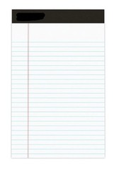 New White 5″ x 8″ Premium Narrow Ruled Writing Pads (12/Pack)