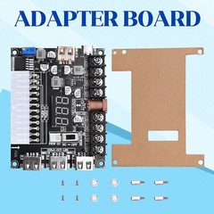 20/24Pin ATX Power Supply Breakout Board Adjustable Voltage Module / Case HOT