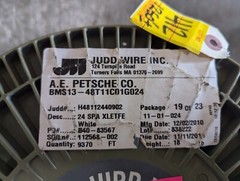 SEA Wire and Cable BMS13-48T11C01G024 24/1 Silver Plated Alloy ETFE 1200 ft