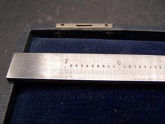VINTAGE BROWN & SHARPE #570 7″ MACHINIST VERNIER INSIDE OUTSIDE CALIPERS IN CASE