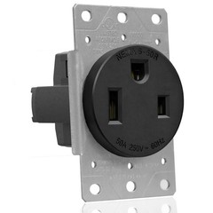 NEMA 6-50R Industrial Power Receptacle Outlet, 50 Amp 250V Flush Mount…