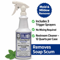 Spartan RJ8 Bathroom Cleaner Mint 1 Qt Spray Bottles 12 Pack 711003