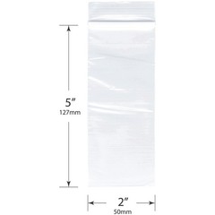 Plymor 2″ x 5″, 2 Mil Zipper Reclosable Plastic Bags
