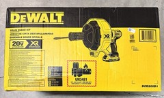 DeWalt Drain Snake Kit 20W Brushless w/ Charger and Battery
