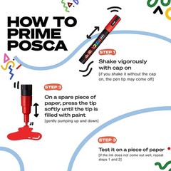 posca Markers Portrait Tones Set of 8, Acrylic Paint Medium,