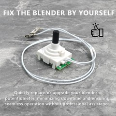 GYOFFULL 15955 Potentiometer Switch Replacement Compatible with white