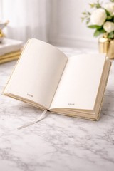 Christian Dior White & Gold Notebook Journal 2023 Holiday, Still In Packaging