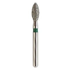 Dental Football Diamond Burs Friction Grip 368/023C Coarse Grit Green Multi-Use