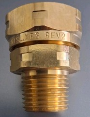 NEW Gastite XR3FTG-8 FlashShield Brass 1/2″ Straight Male Pipe Adapter Fitting