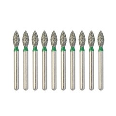 Dental Diamond Burs FG for High Speed Handpiece Flame Ogival End Coarse FO-28C