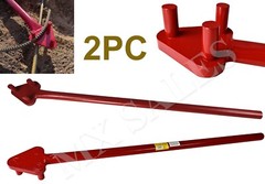 (Qty-2) Rebar Bender 5/8″ Capacity 36″ Long Heavy Duty Steel
