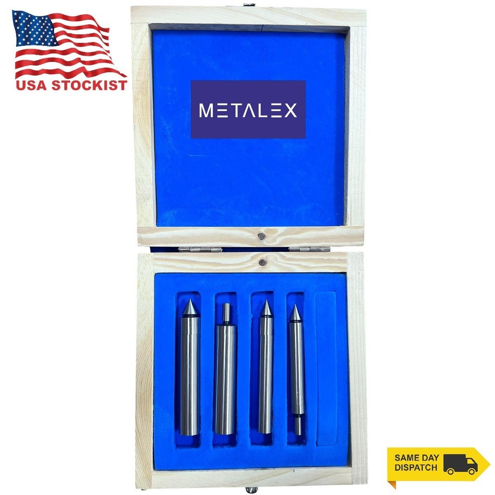Edge Finder and Center Finders Set 4 Pcs Double End & Single End CNC Milling