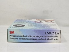 VTG 3M LS852 Self Laminating ID Protectors with Clips, Pack of 25 – New & Sealed