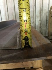 8″ x 4″ 11.5 pounds per ft. C Channel Iron Mild Steel A36 Ships USPS (2 Piece)