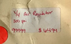 Arrow Pneumatics R352-125 IB Series Air Pressure Regulator 300 PSIG Made in USA