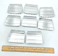 *LOT of 8* Lista Aluminum Cabinet Drawer Dividers 3″ x 3-7/8″ D100-06 Stanley