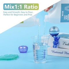 OcePor Epoxy Resin-1 Gallon, Crystal Clear Epoxy Resin Kit, No Yellowing No B…