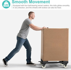 Heavy Duty Furniture Moving Dolly – Adjustable Furniture Movers with 4 Swivel Ca