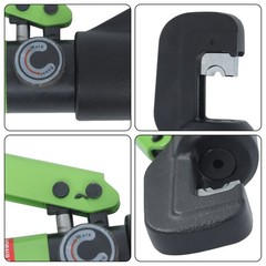 6 Mt Hydraulic Wire Crimper Battery Cable Lug Terminal Crimping Tool W/ 8 Dies
