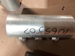 Lot of 2 Morris Compression Pipe Coupling 1-1/2-3C fits 1-1/2″ Pipe 3 Bolt 6in L