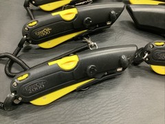 Lot of (6) Easy Cut 2000 Yellow Safety Box Cutter Knife
