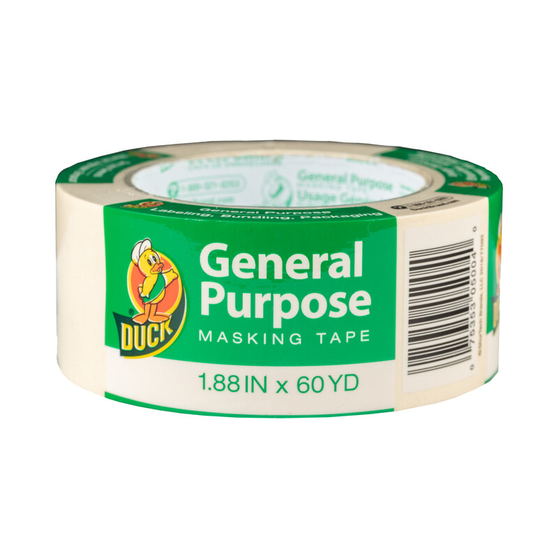 Duck 286504 General Use Masking Tape 1.88 in. x 60 yd. (Pack of 12)