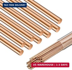 40 Sticks Brazing Rods AWS Bcup-5 15% Silver Solder Phos Copper Brazing Alloys r