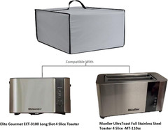 Heavy Duty 600D Long Slot 4 Slice Toaster Dust Cover Waterproof Anti-Uv