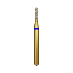Coltene 60032077 Alpen FG 838-012 Round End Cylinder Coarse Diamond Burs 5/Pk