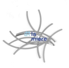 LA MIERE Lingual Retainer Mesh Base Universal 2.0mm 10/Bag Universal, silver
