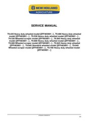 New Holland T9.435, T9.480, T9.530, T9.565,T9.600/645/700 Tractor Service Manual