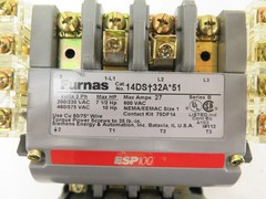 Furnas 14DS+32A*51 Starter Size 1 & 48ASD3M10 Overload 2.5-10A 600VAC 110/120 Va