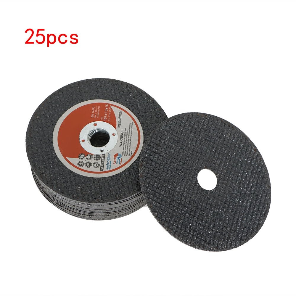 25 Pcs 4″x.040″x5/8″ Cut off Wheel – Metal & Stainless Steel Thin Cutting Discs
