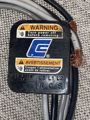 USED! COPELAND POWER CABLE W/ MOLDED PLUG 529-0060-24