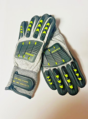 Ironwear 4891 Impact Resistant Gloves Medium Gray/White Cut Level 3 New